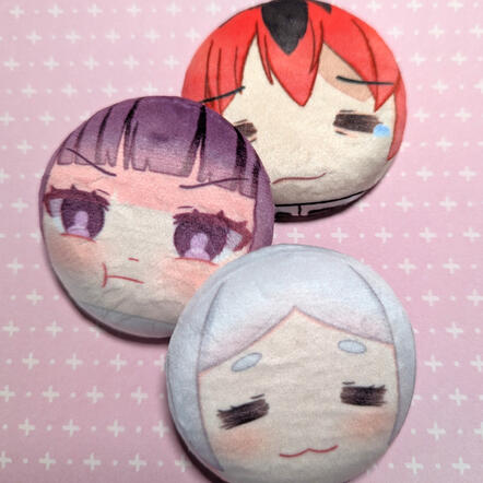Frieren Plush Button