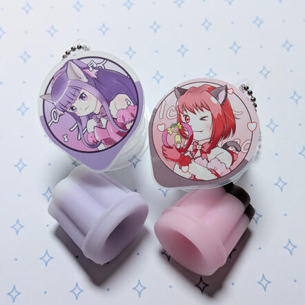 Pudding Cup Keychain