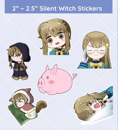 Silent Witch Stickers Silent Witch Stickers