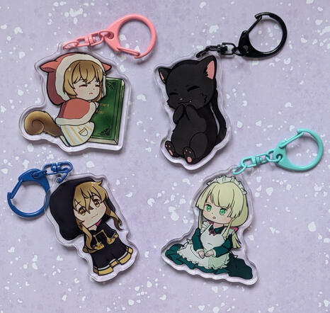 Silent Witch Keychain
