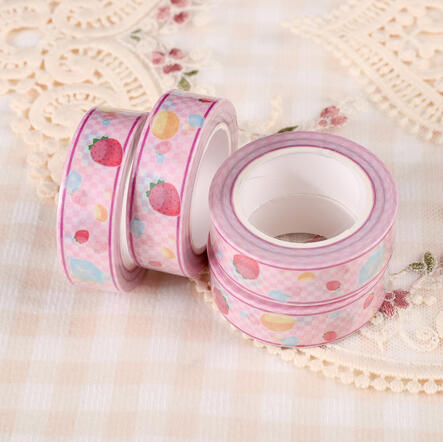 Washi Tape (Strawberry) Washi Tape (Strawberry)